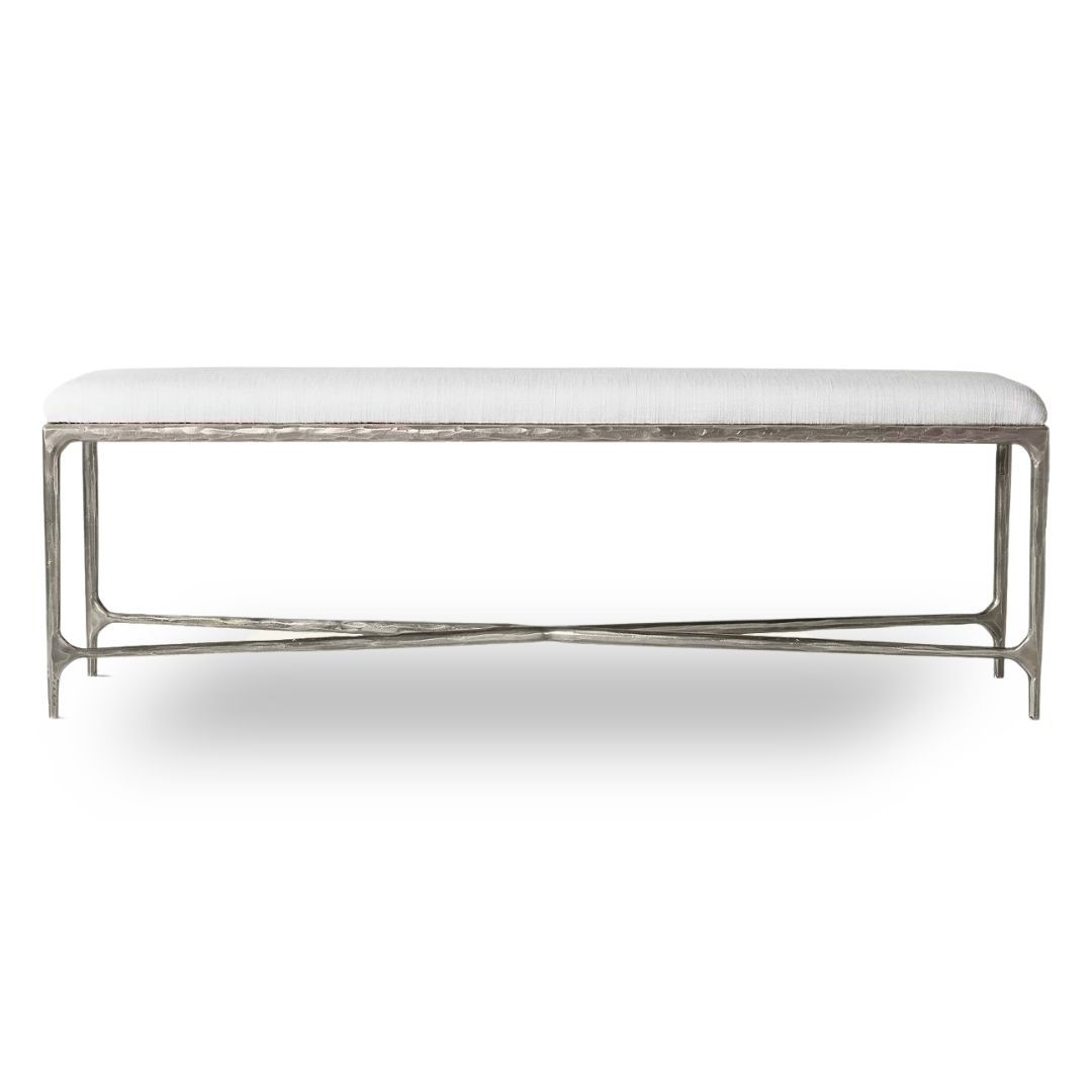 Venus Long Bench - Forged Pewter