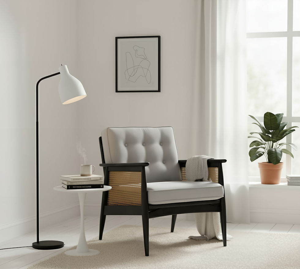 Thumbnail: The Neon Armchair (Matte Black)