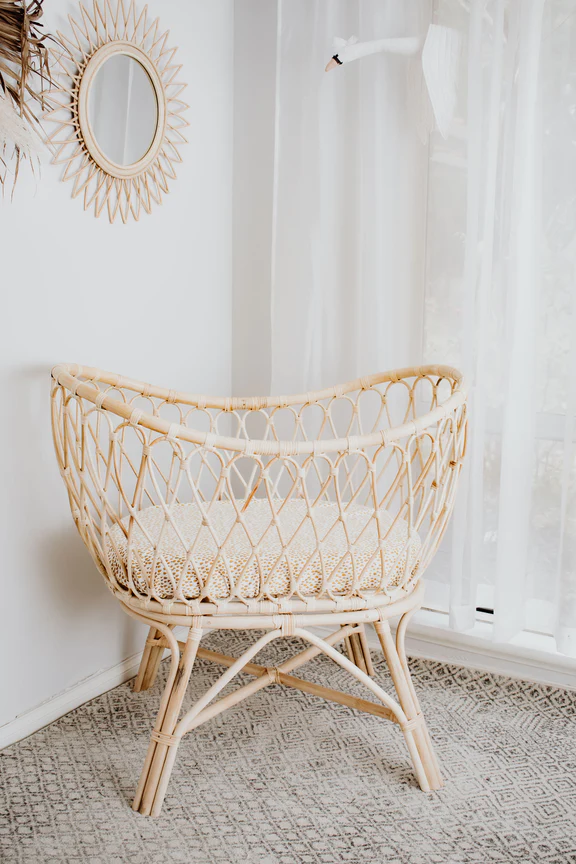 Venus Rattan Bassinet