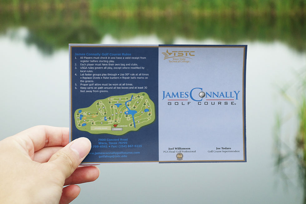 James Connally Golf Course Scorecard