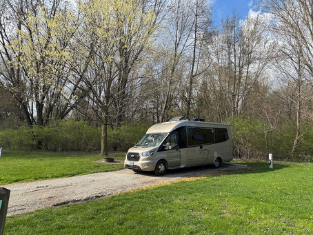 Motorhome in a state park