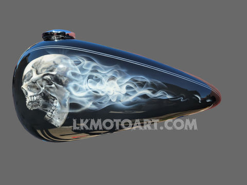Airbrushed Harley Davidson Deluxe Tank