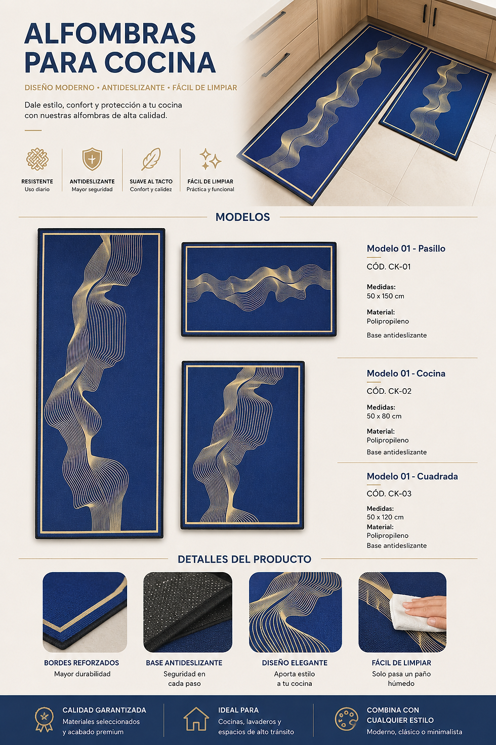 Miniatura: Alfombra para cocina