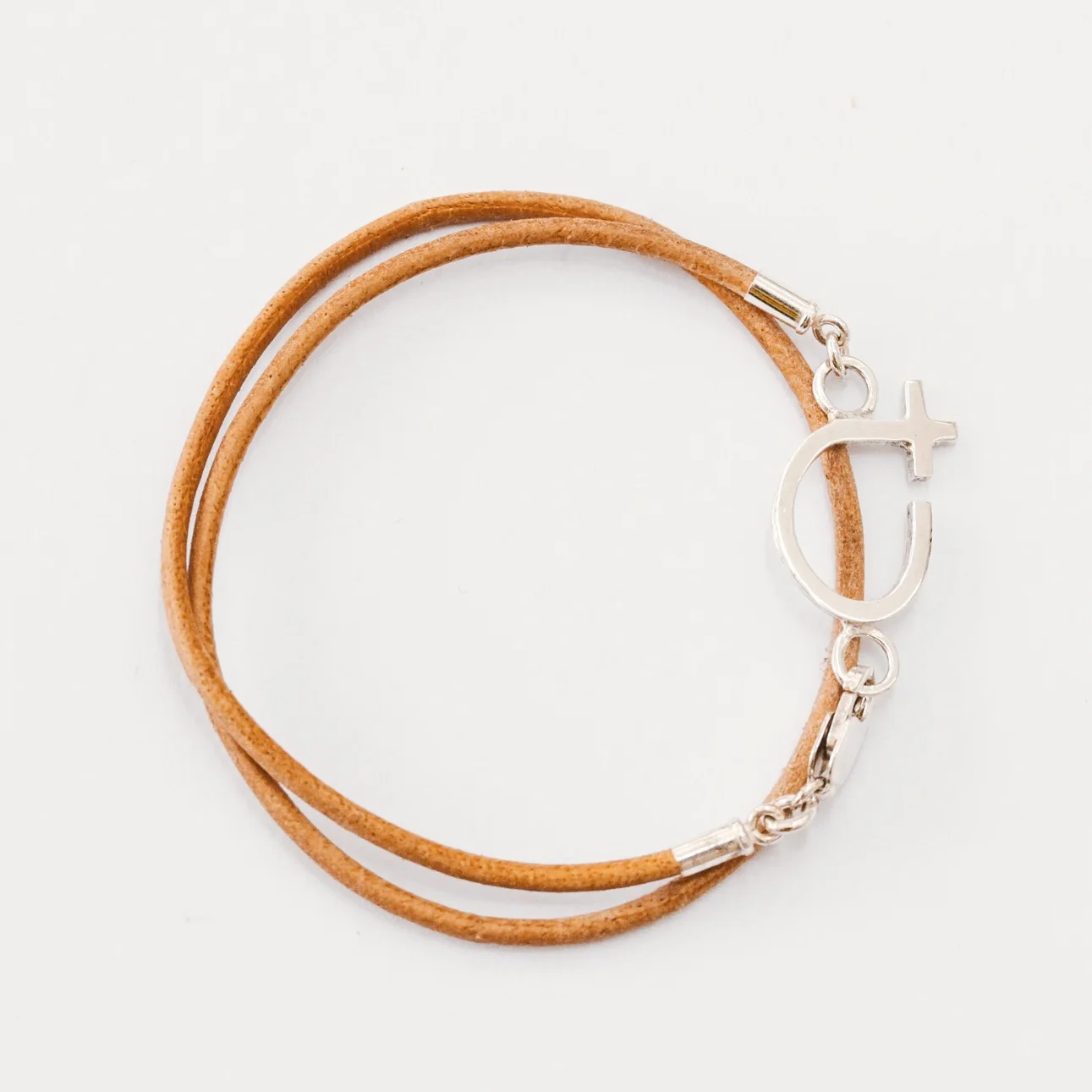 Double Leather Fine Courage Bracelet Alexanderjewellery Double Leather Fine Courage Bracelet
