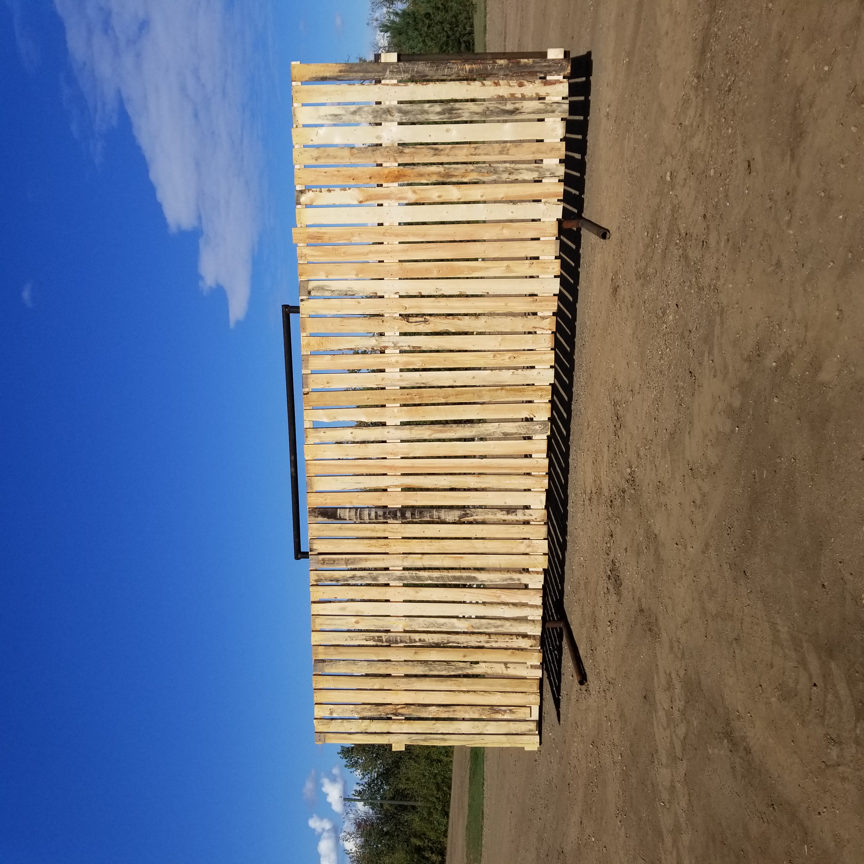 BJ Fencing ltd. Free Standing Windbreak Panel