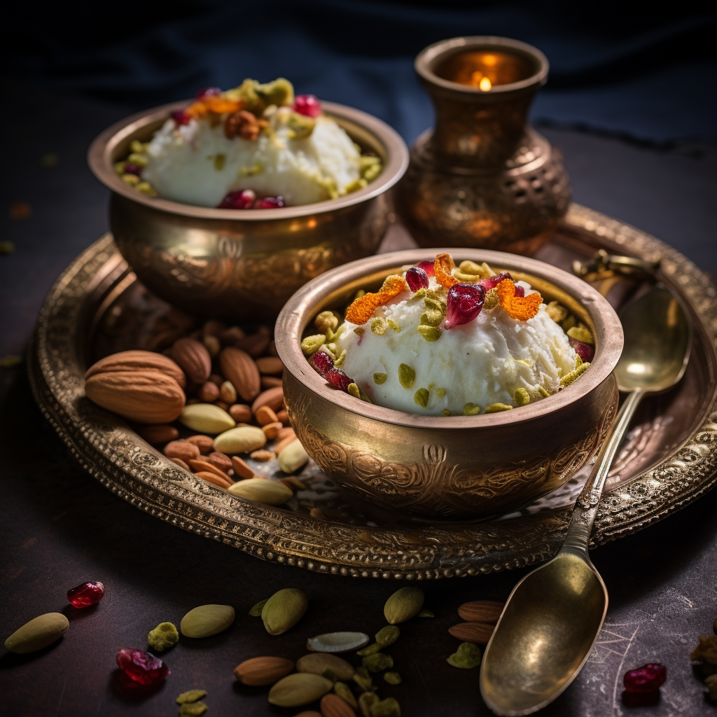 Arranged Food and Objects