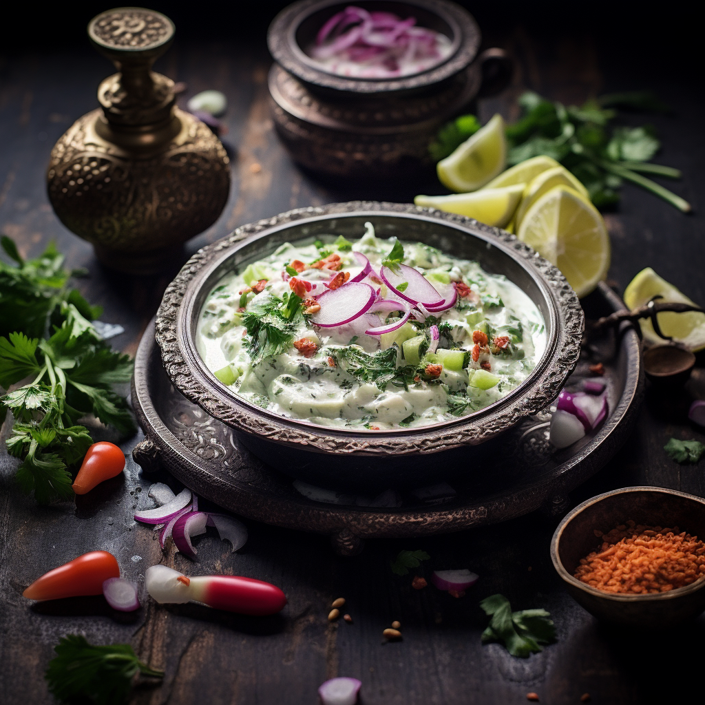 Arranged Food and Objects