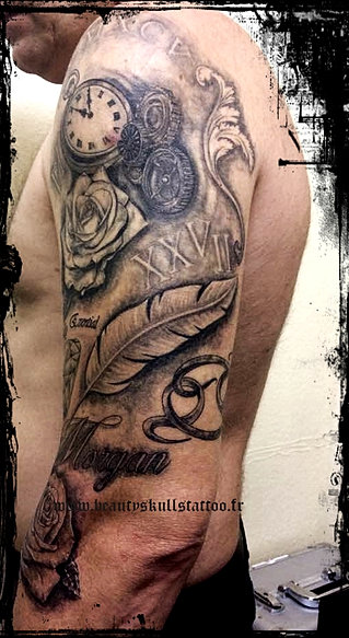 Tatouage Bras Entier Chicanos