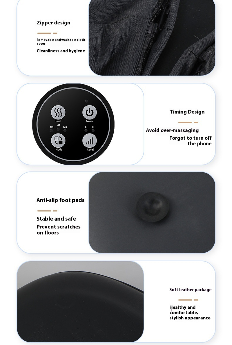 Thumbnail: Soft Automatic Foot Massager Acupuncture Point Kneading Leg Sole Device