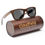 Thumbnail: Cloudfield Unisex Polarized Wood Sunglasses - Oakwood