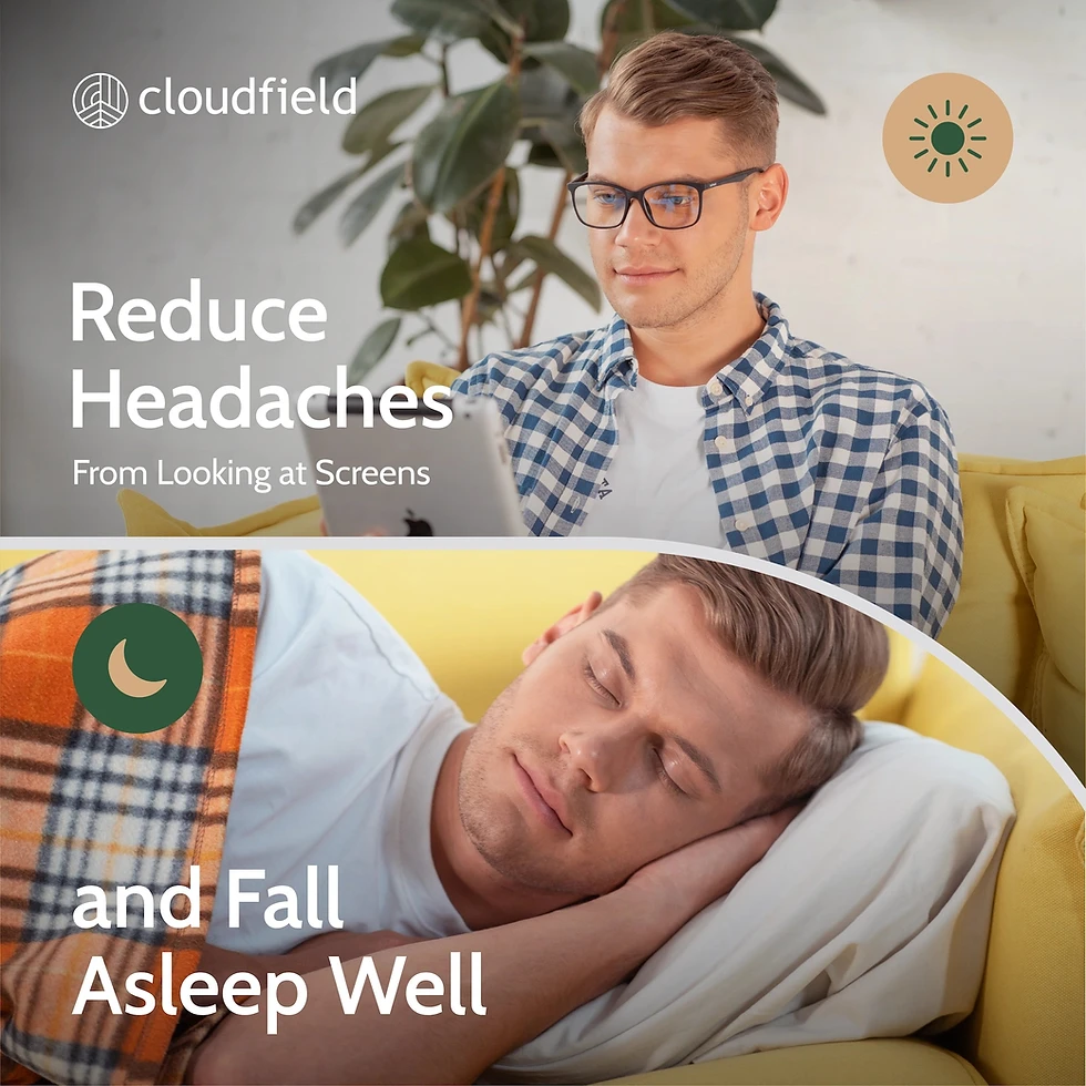 Thumbnail: Cloudfield Blue Light Screen Protection Glasses - Amber