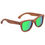 Thumbnail: Cloudfield Unisex Polarized Wood Sunglasses - Kosso Green