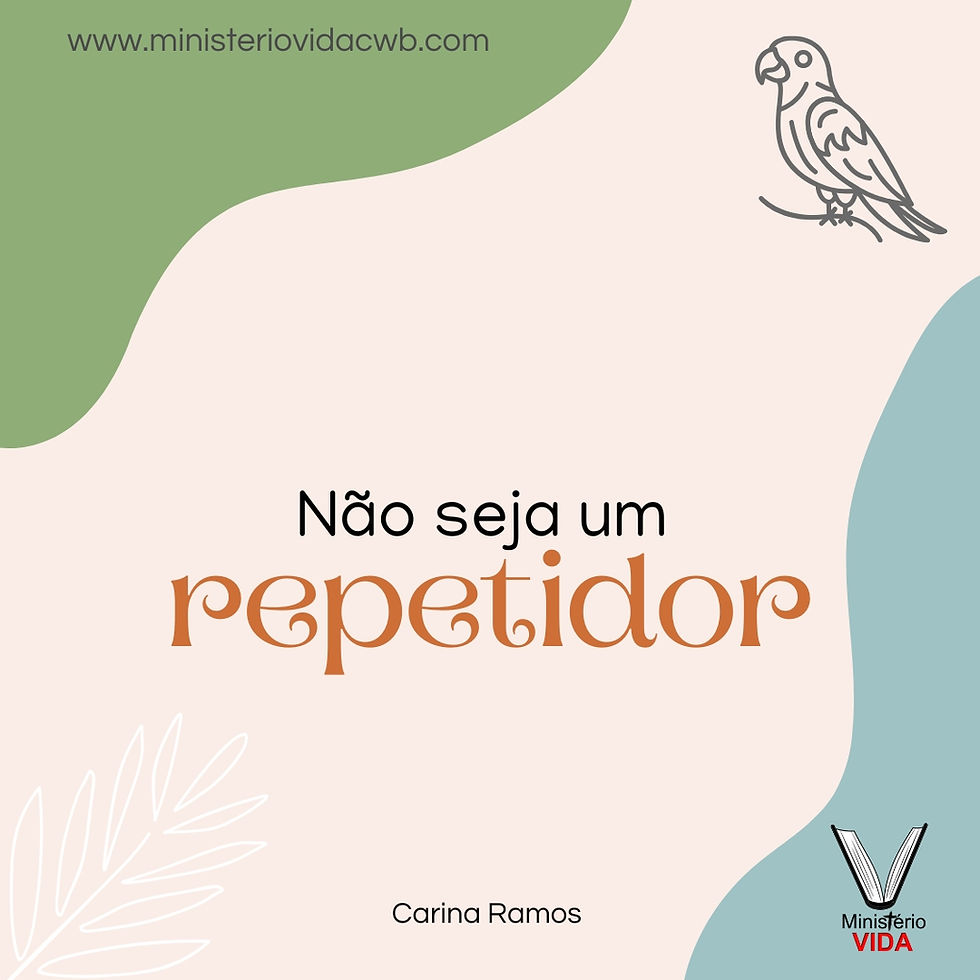 Não seja um repetidor 