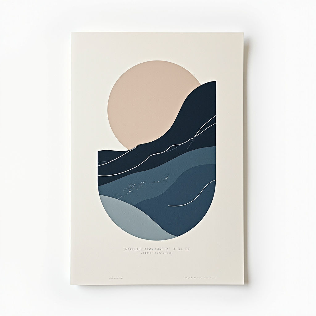 Symbolic Contour Print