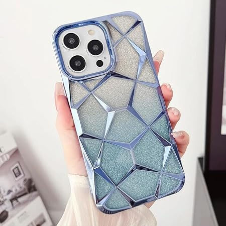 Thumbnail: Geometric Diamond Pattern Cover with Chrome Plating