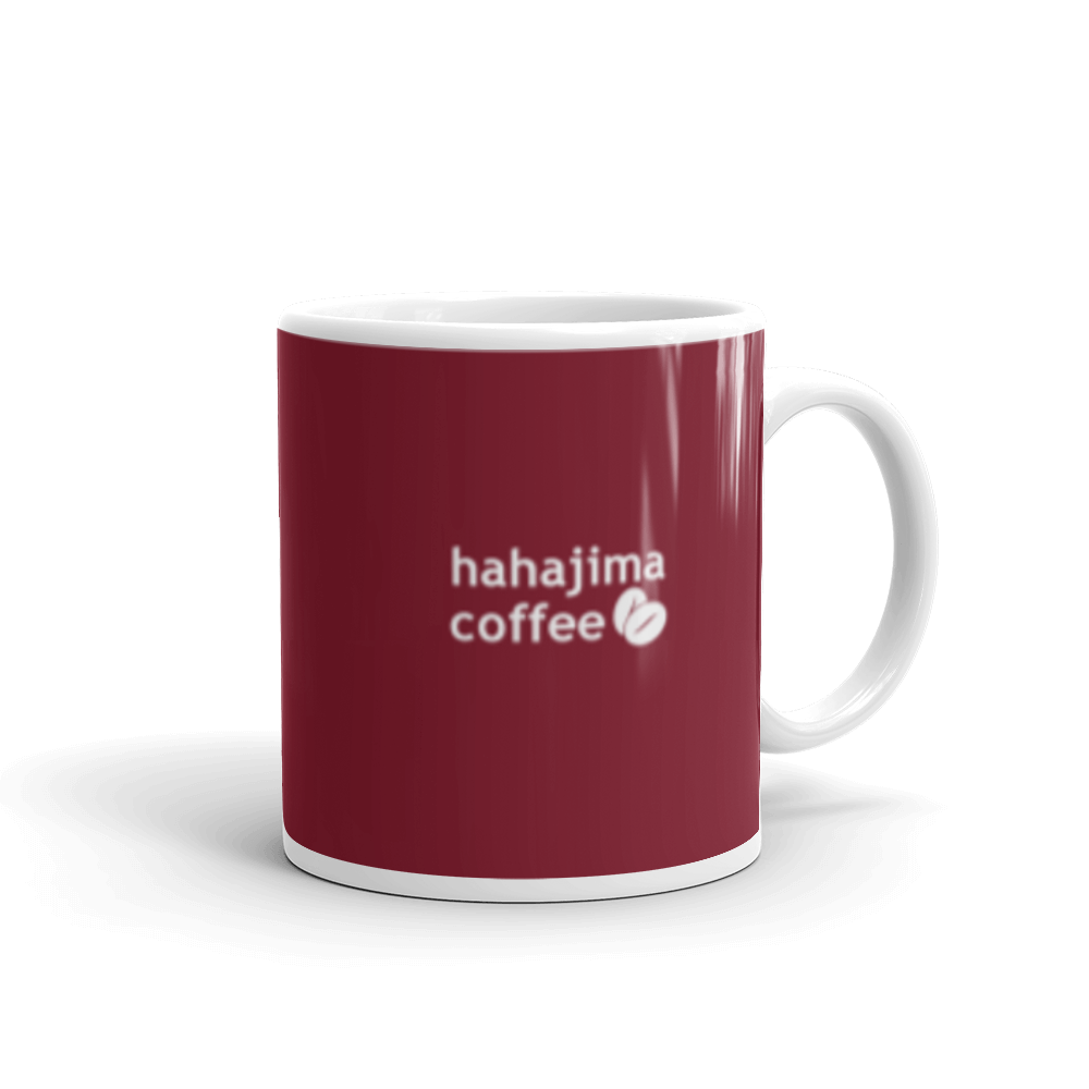 母島コーヒーマグ（ホワイト・ブラウン）  