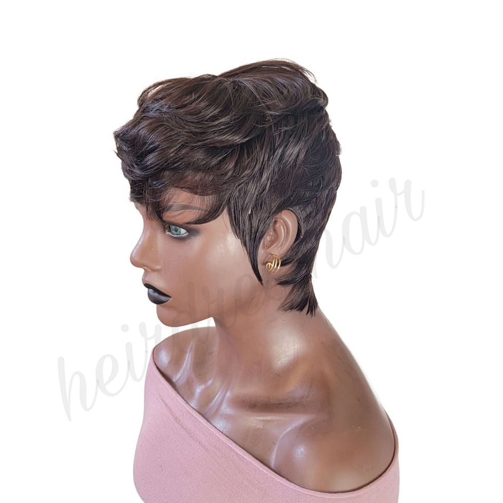 Thumbnail: HALLE - NON-LACE - GLUELESS WIG 100% HUMAN HAIR