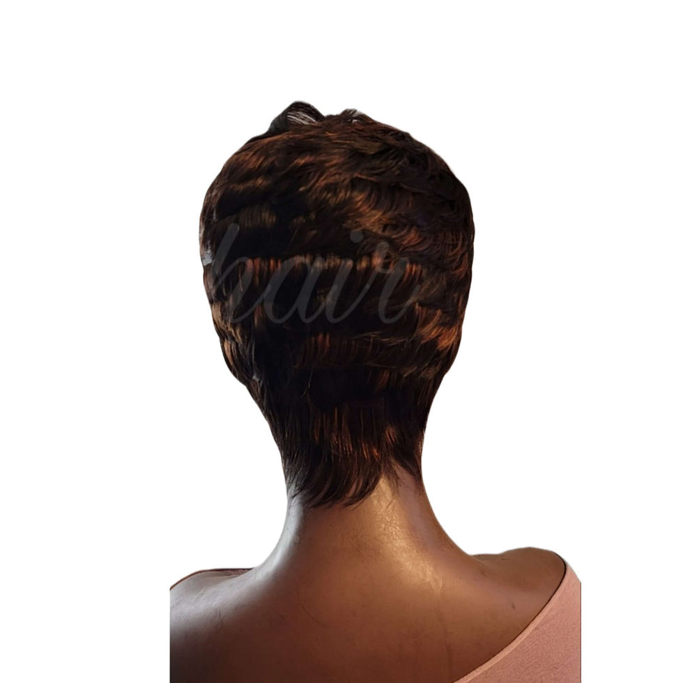 Thumbnail: NON-LACE GLUELESS WIG 100% HUMAN HAIR, PIXIE