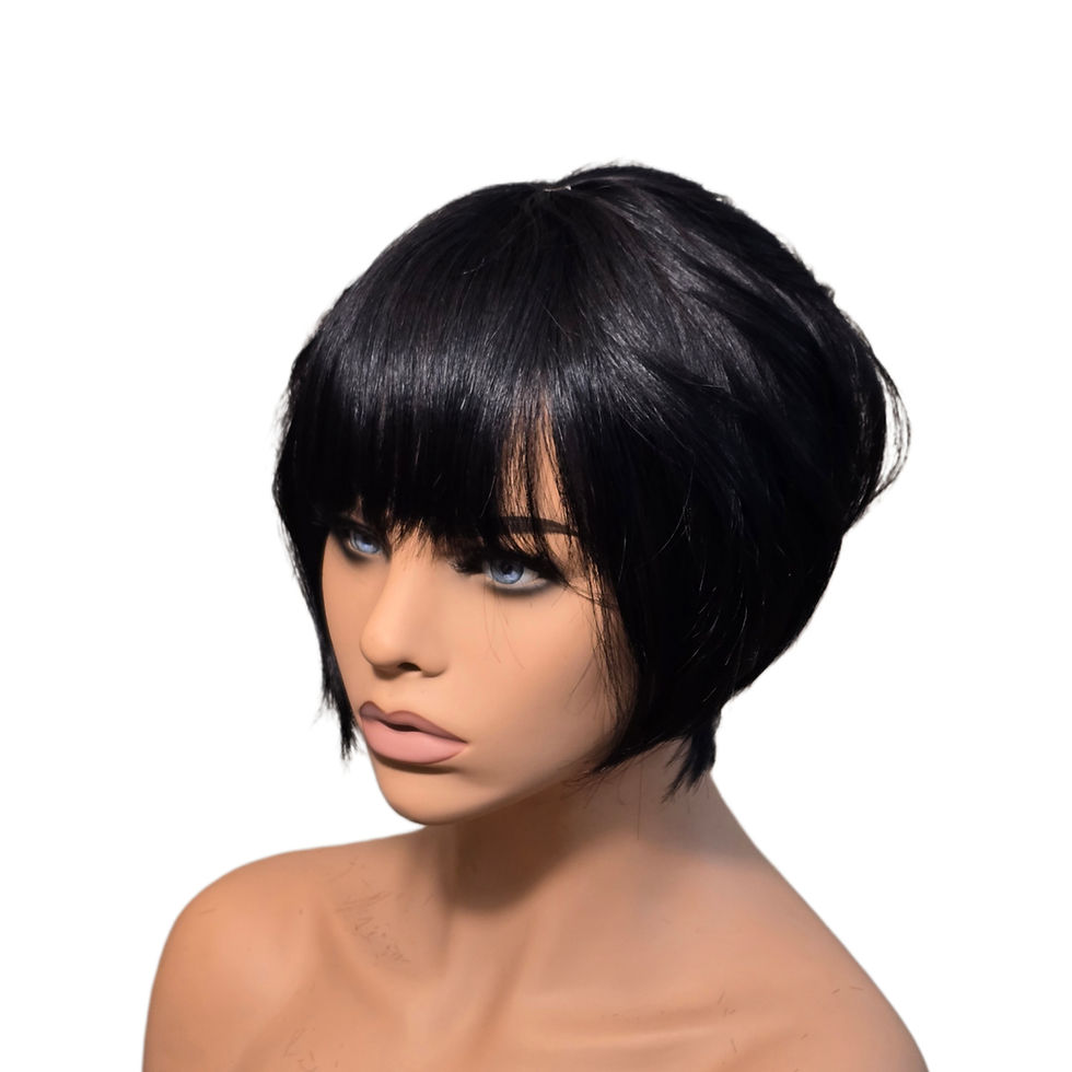 Thumbnail: CELESTE - STRAIGHT BOB WIG WITH BANGS BEGINNERS FREINDLY