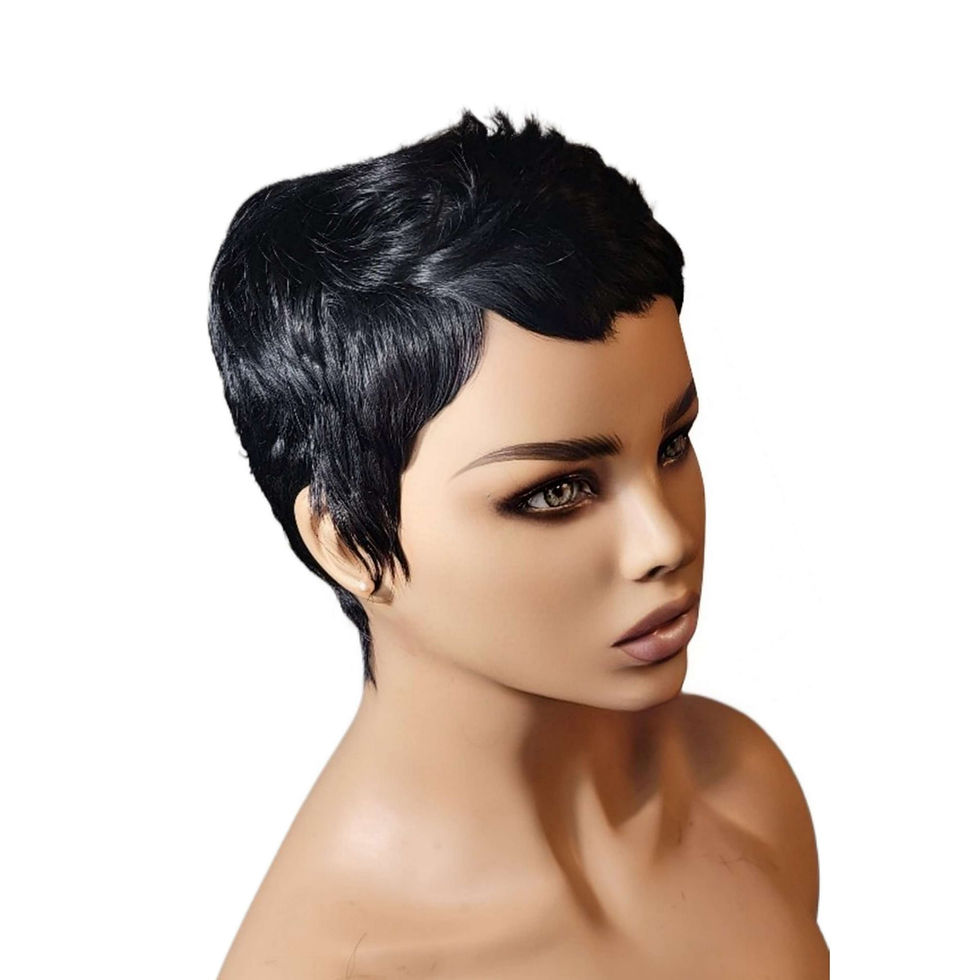 Thumbnail: LAURA - NON-LACE - GLUELESS WIG 100% HUMAN HAIR