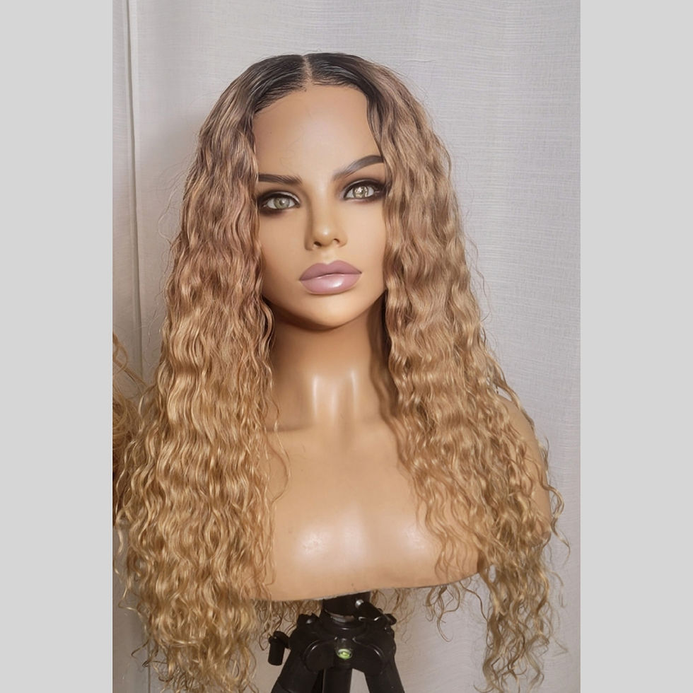 Thumbnail: LAILA - NON-LACE - GLUELESS WIG 100% HUMAN HAIR