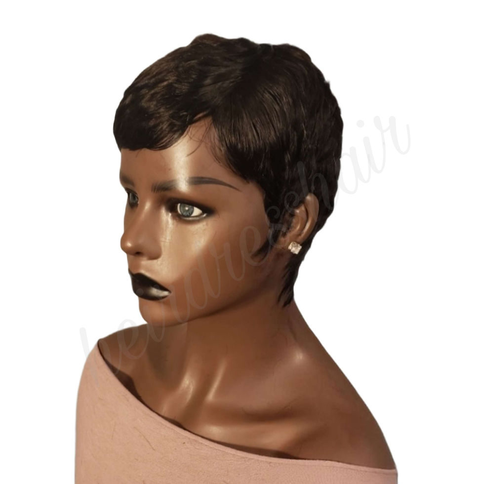 Thumbnail: TERRI - NON-LACE - GLUELESS WIG 100% HUMAN HAIR