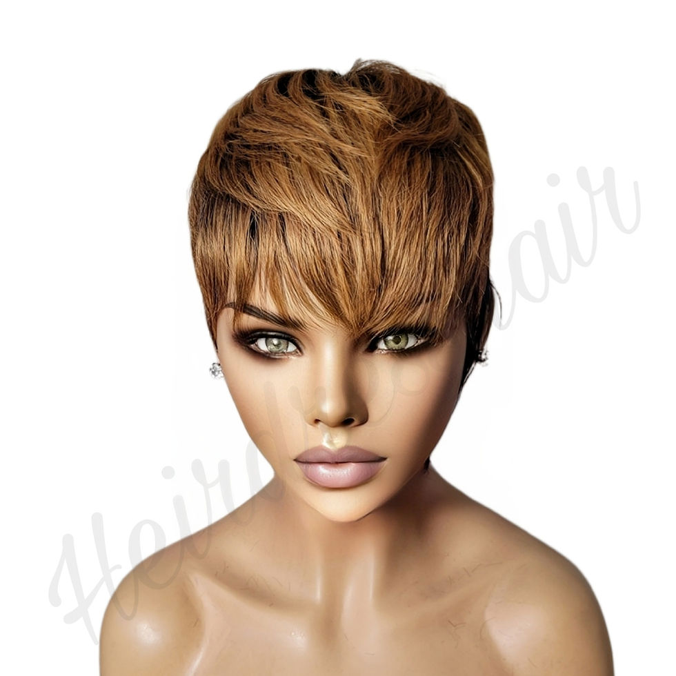 IMANI- NON-LACE - GLUELESS WIG 100% HUMAN HAIR