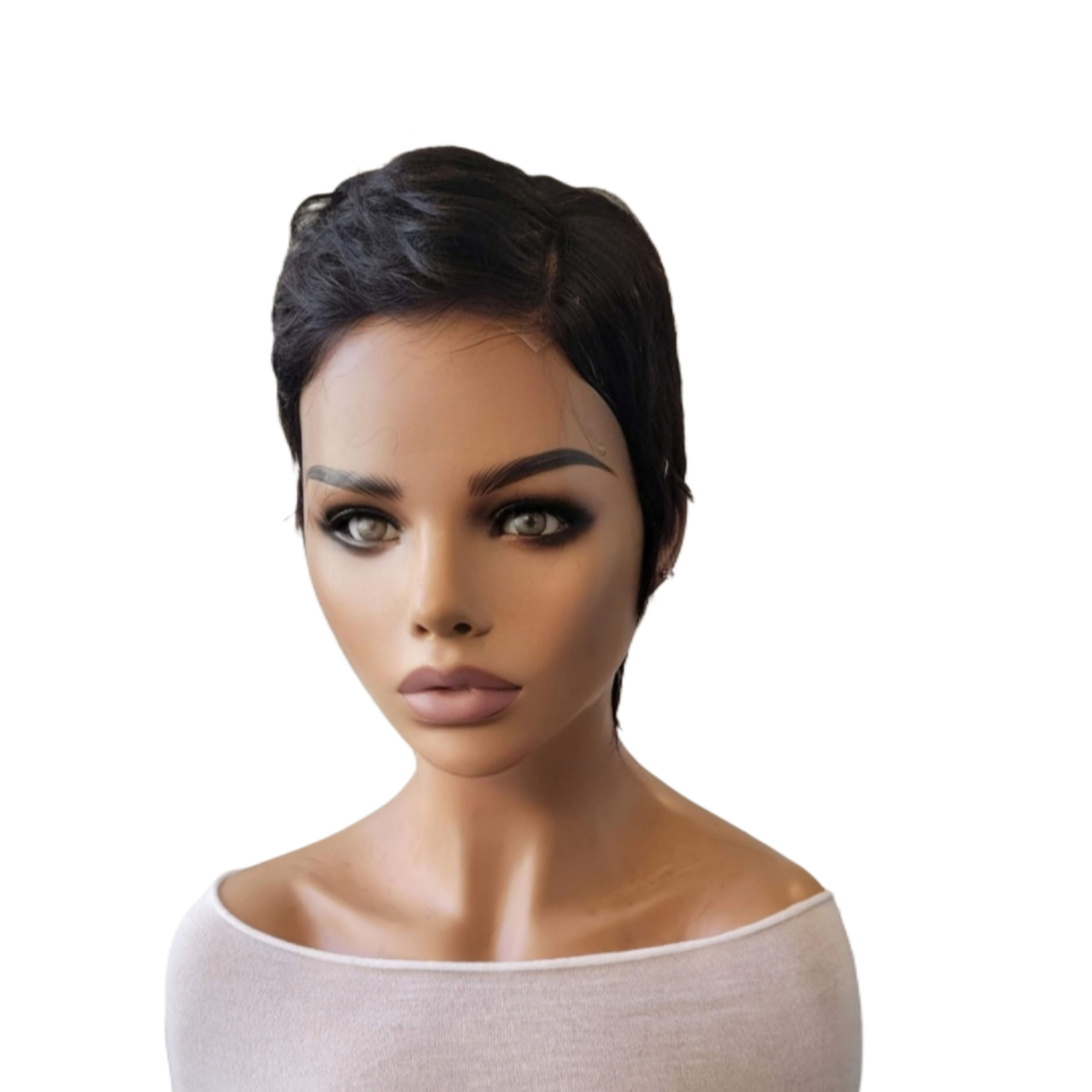 EVELYN - GLUELESS 4X4 LACE TAPERED PIXIE WIG BEGINNER FREINDLY