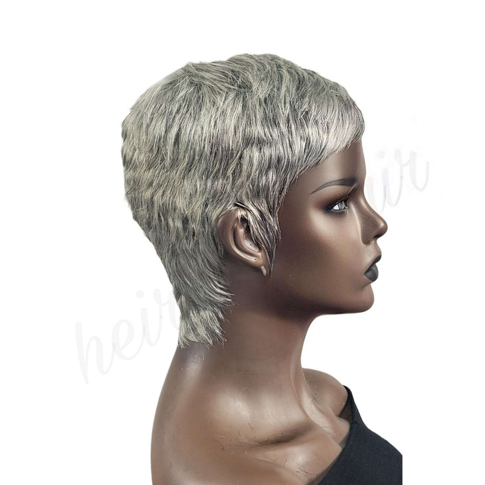 Thumbnail: RHEA - NON-LACE - GLUELESS WIG 100% HUMAN HAIR