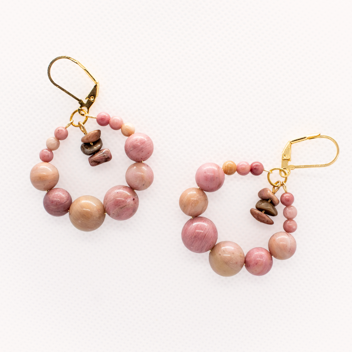 Peaches & Cream - Hoop Earrings