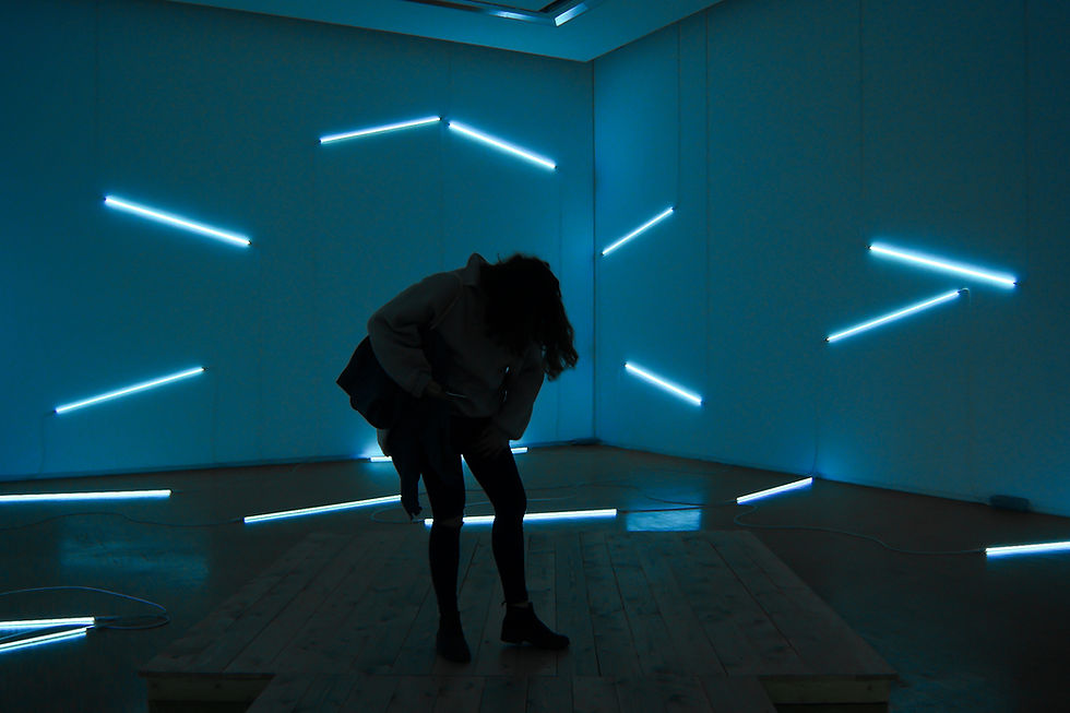 Moderne Kunstinstallation