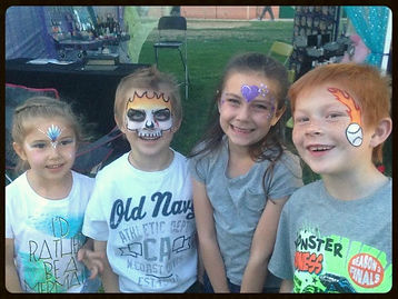 Face Painting Pahrump, Balloon Fest, Skulls and Princesses