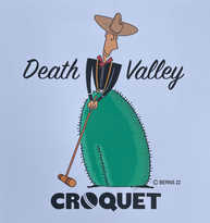 Death Valley Croquet design by Patty Berns