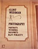 Hand lettering, design & illustration by ©Patty Berns for Weisman Photography