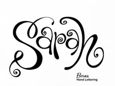 hand lettering