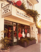 store front displays logo design