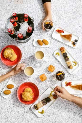 Fotografía del cocido canalla del restaurante Planta Z en Canopy by Hilton Madrid