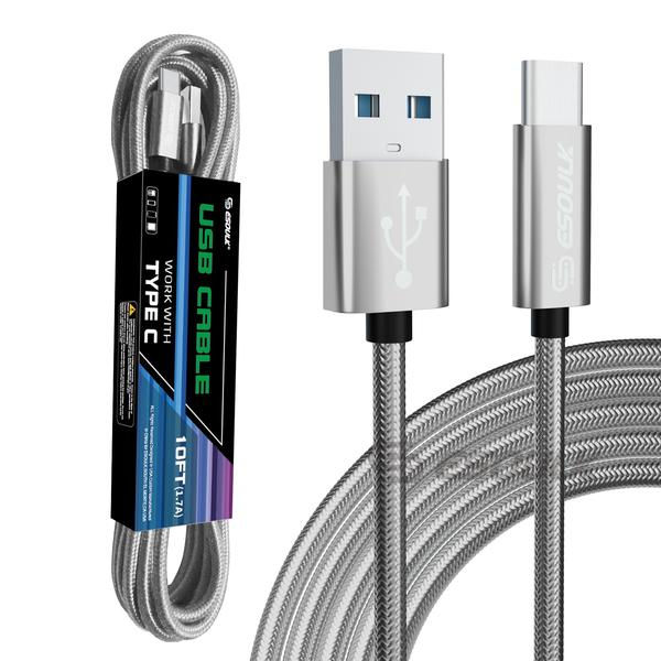 Thumbnail: Android Type-C 10FT USB Cable1.7A
