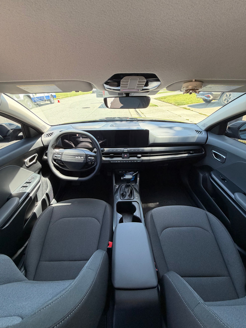 Clean car interior