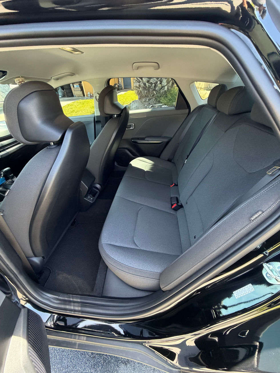 Clean car back seats