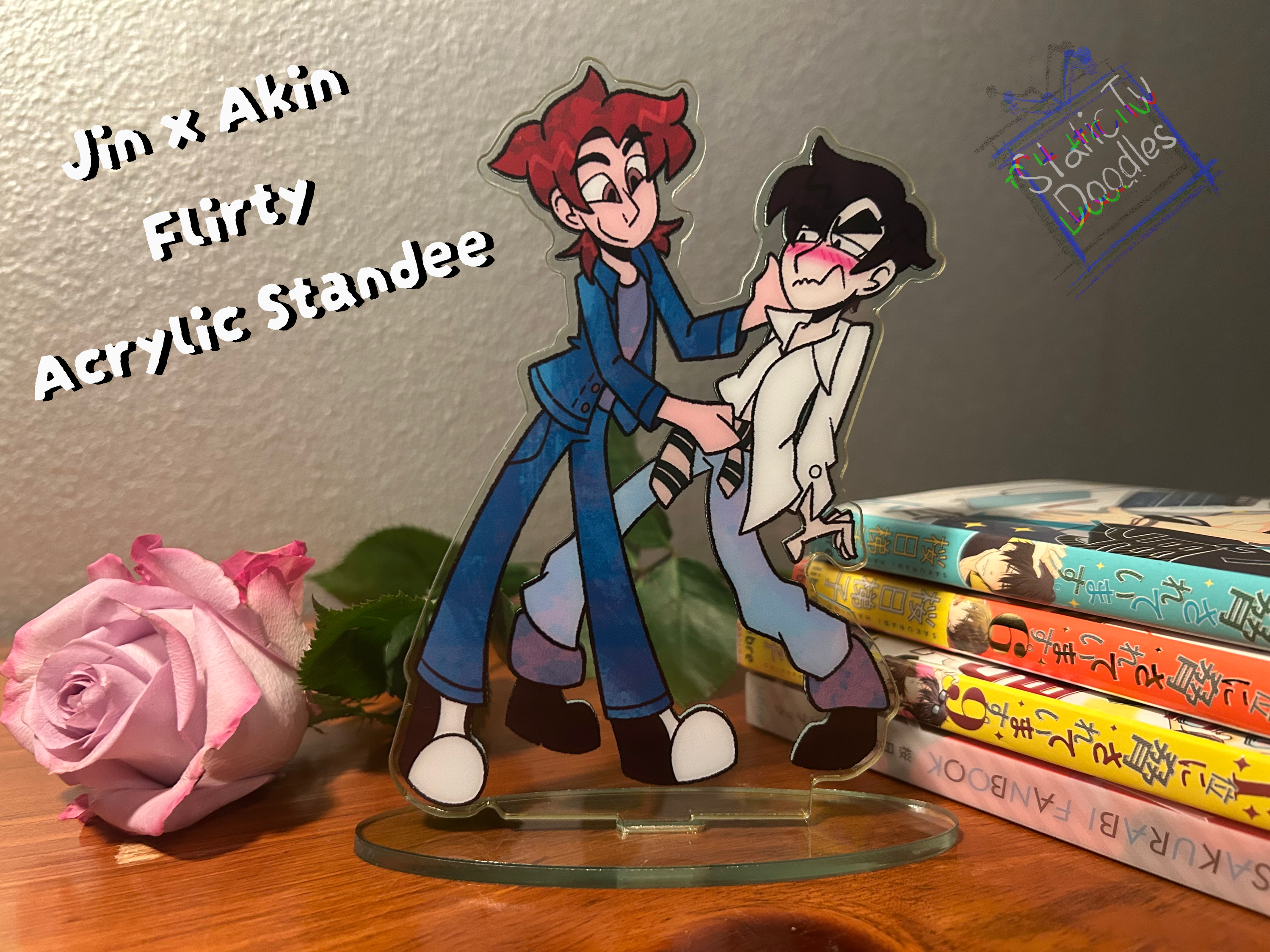 Jin X Akin Flirty Acrylic Standee