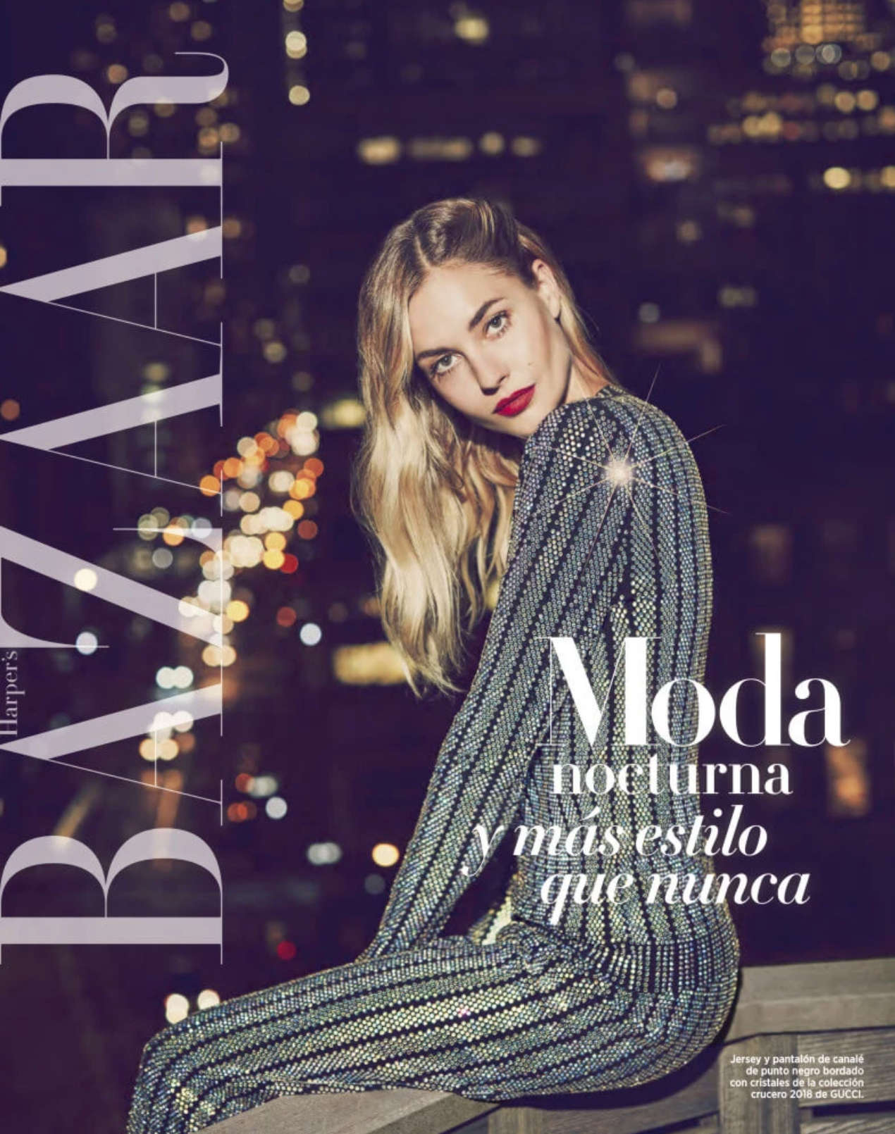 Nadja Bender for Harpers Bazaar España 150th Anniversary