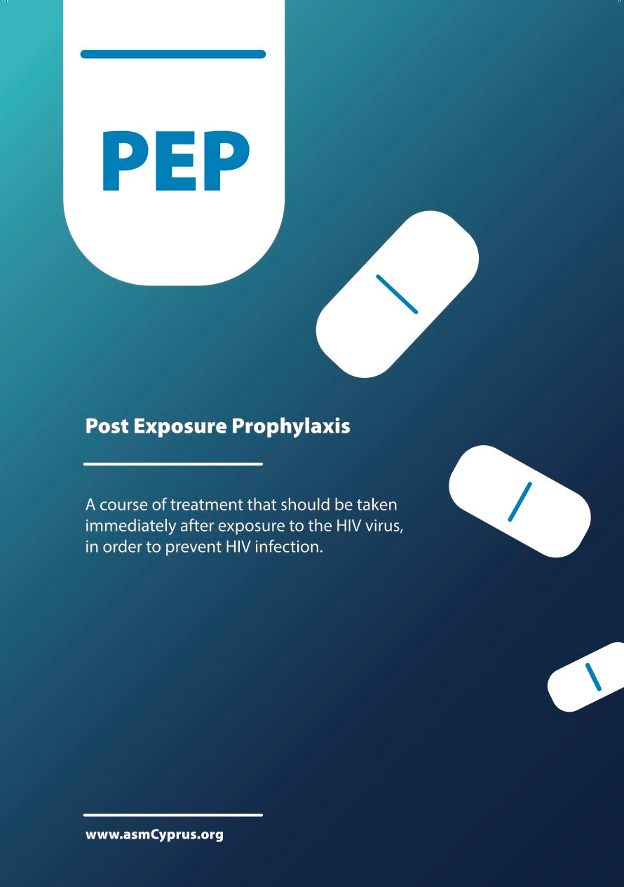 PEP, Post Exposure Prophylaxis information, text, and pills. AIDS Solidarity Movement.