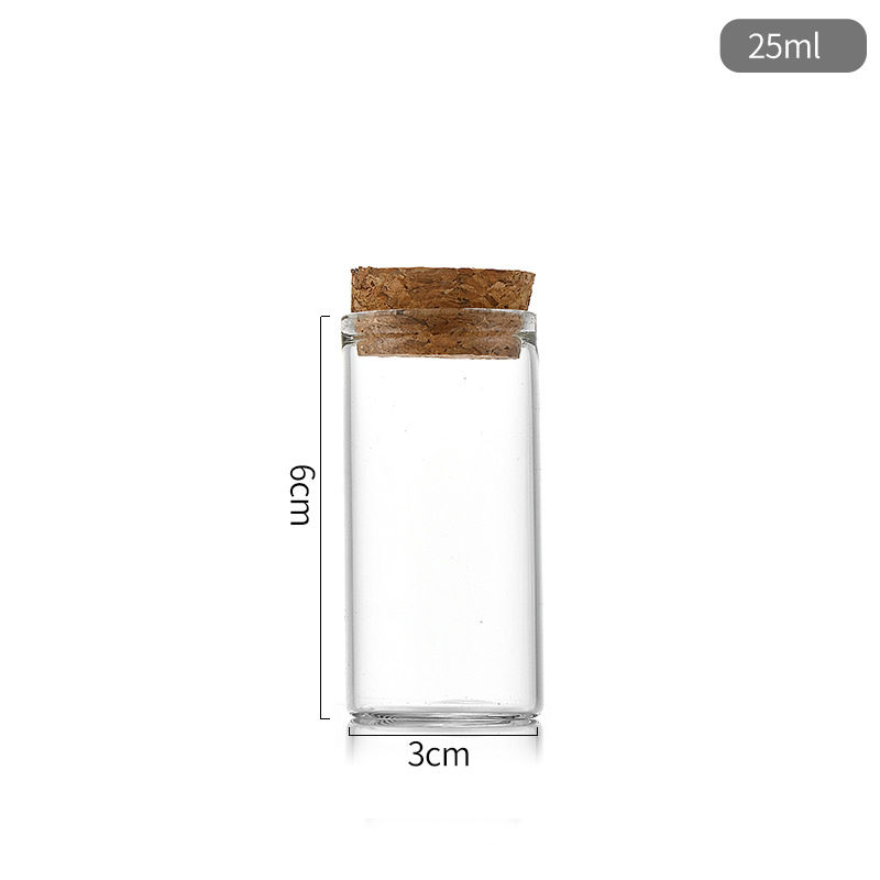 Thumbnail: 30*60mm glass test tubes with cork