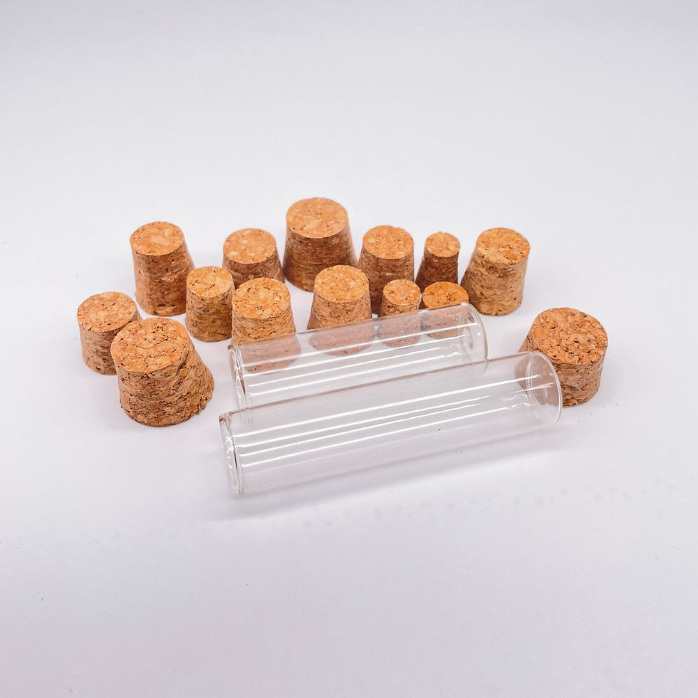 Thumbnail: flat bottom 18mm glass test tubes