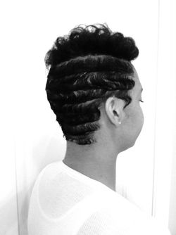 finger wave and curl style