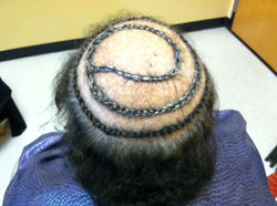 prep for lace top closure