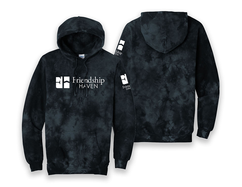 Friendship Haven Port & Co™ Crystal Tie-Dye Pullover Hoodie