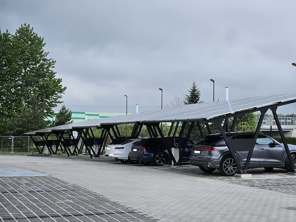 Miniaturbild: EINZELPLATZ-CARPORT  OHNE MODULE. KOMPATIBEL MIT MODULEN MIT DEN MASSE