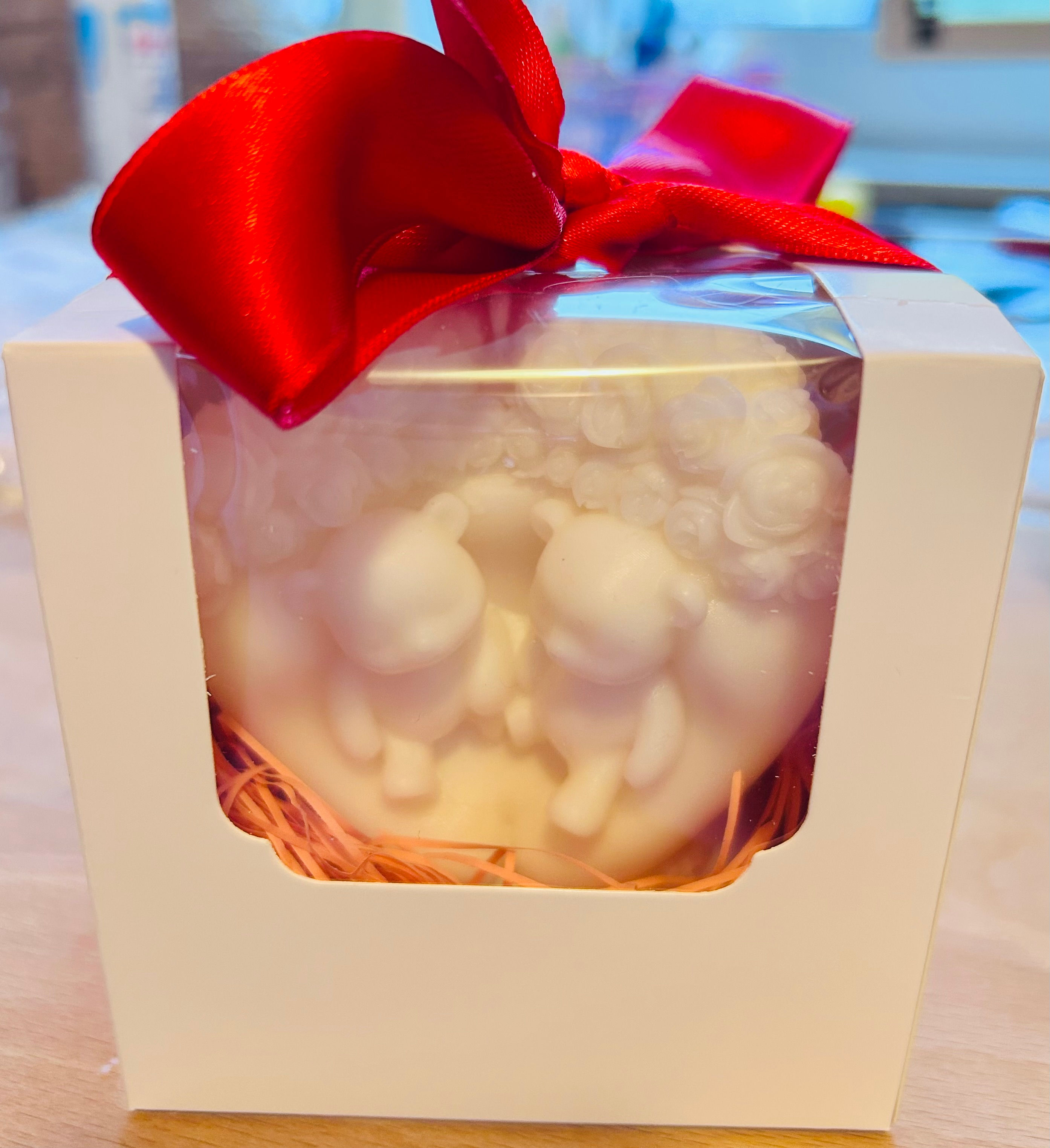 Vanille Duftbärchen im Blütenherz